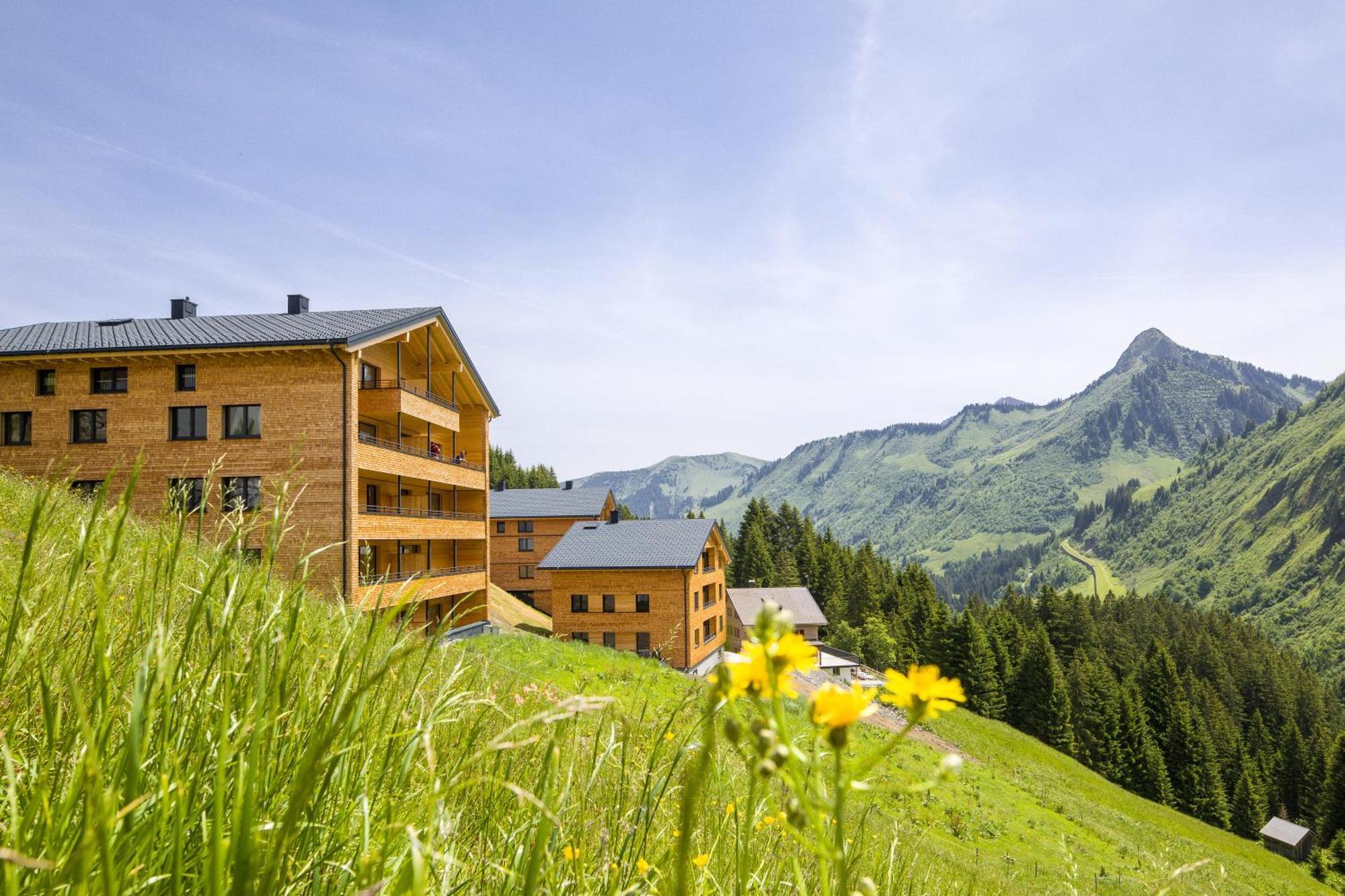 Apartamento Alpenstolz Damuels Haus 4 - Stilvoll Urlauben In Den Bergen Exterior foto